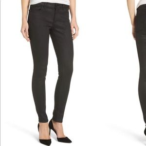 DL Emma Wax Coated Skinny Jeans